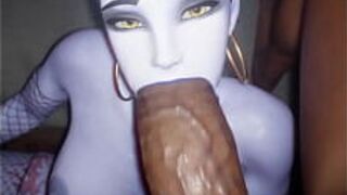 вдова сосет большой член фута - порно видео