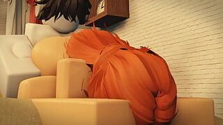 Трахаю Асуну в Роблоксе - порно видео