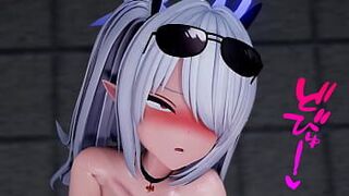 обнаженная в бассейне ночью с Иори - порно видео