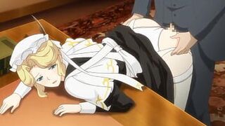 Грудастая горничная хентай - порно видео